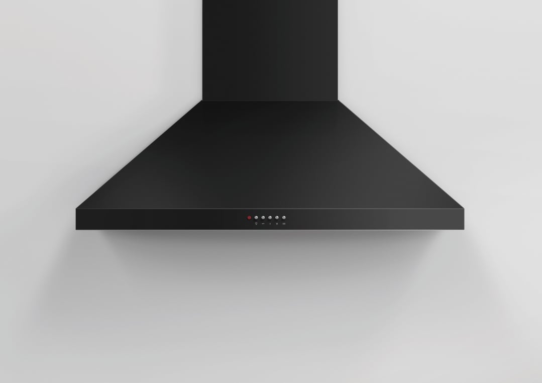 Fisher & Paykel Series 7 Wall Rangehood, 90cm, Pyramid Chimney HC90PCB1