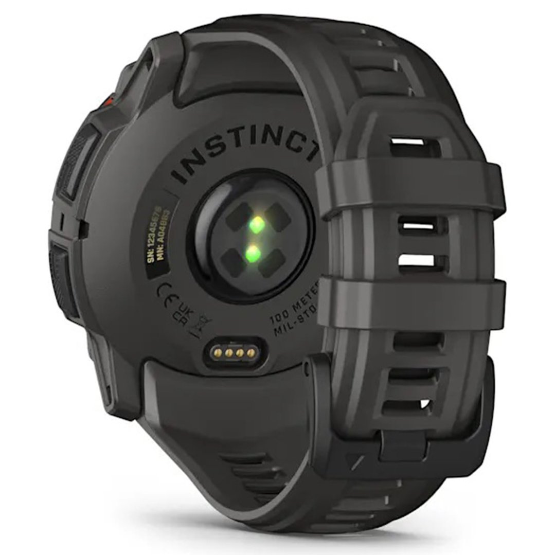 Garmin Instinct 3 - 50 mm, Solar Black with Charcoal Band 010-02935-00