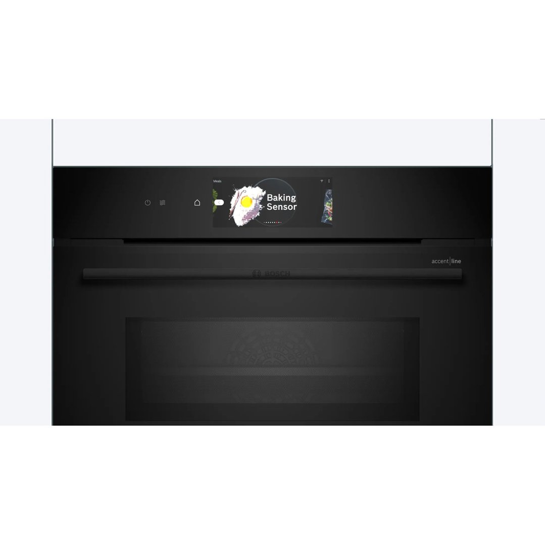 Bosch 60cm Accentline Compact Combination Pyrolytic Oven with Microwave