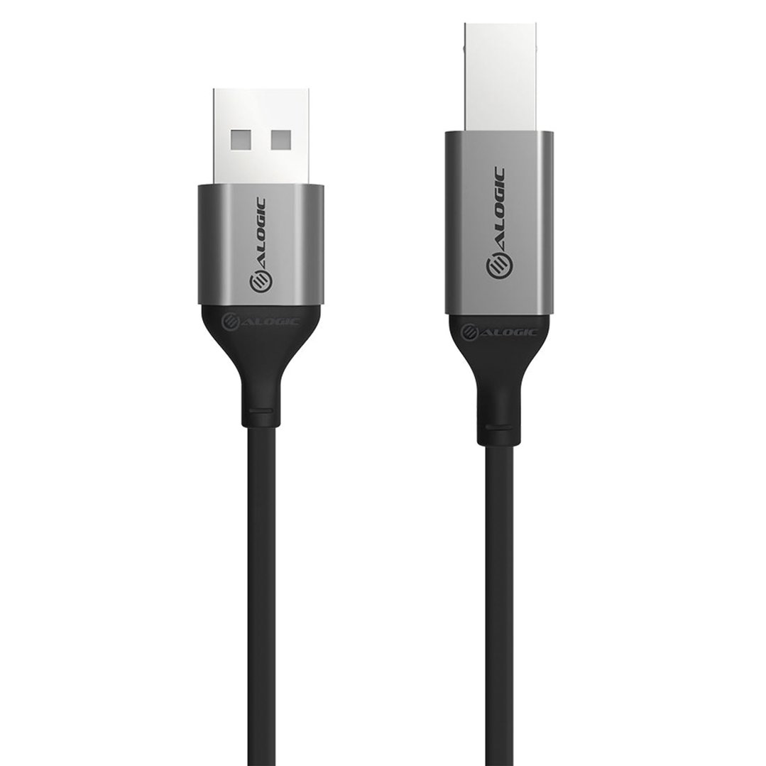 Alogic Ultra USB2.0 USB-A (Male) to USB-B (Male) Cable U22ABRBK