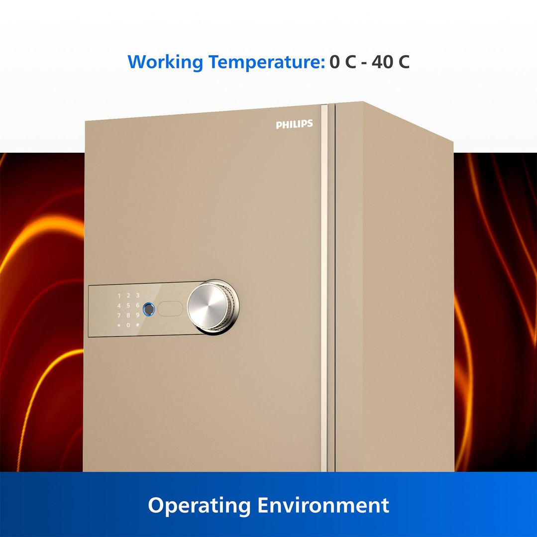 Philips Smart Safe with Telescopic Handle - 70 KG (Gold) SBX202-7C0-GOLD