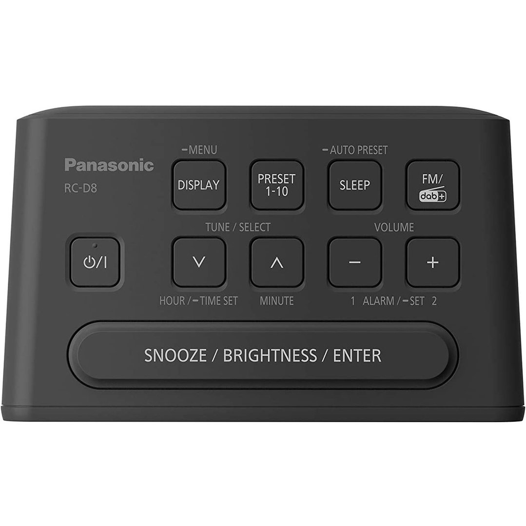 Panasonic DAB+ / FM Clock Radio RCD8GNK Buy Online with Afterpay