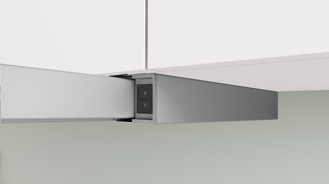 Bosch Series 2, 60cm Slideout Rangehood, Silver Metallic DFM064W55A