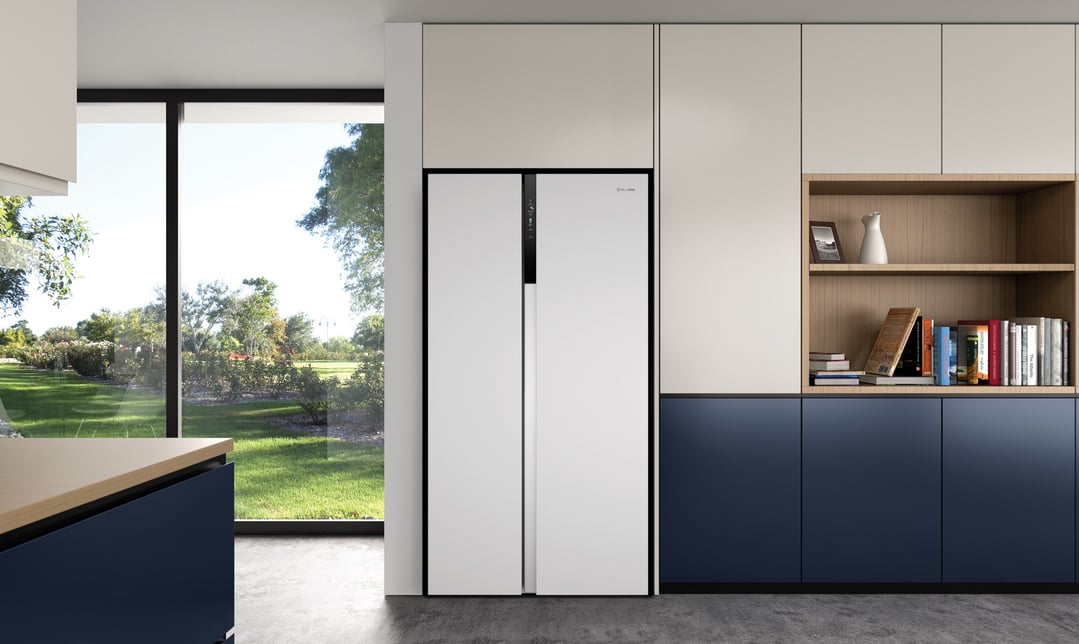 Westinghouse 624L Side by Side Fridge, White WSE6200WB
