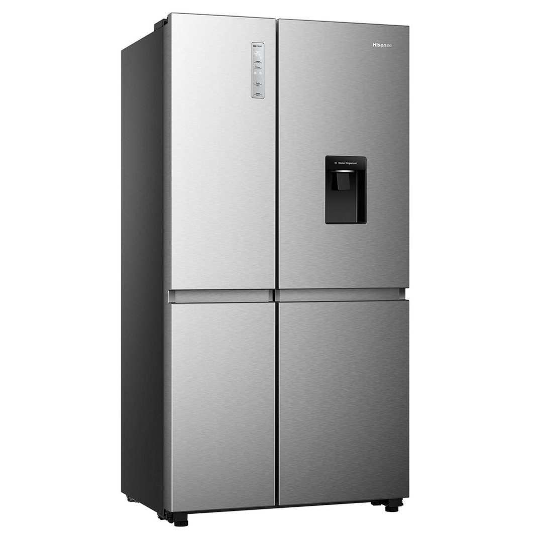 Hisense 649L PureFlat Side by Side Fridge, Silver HRSBS649SW