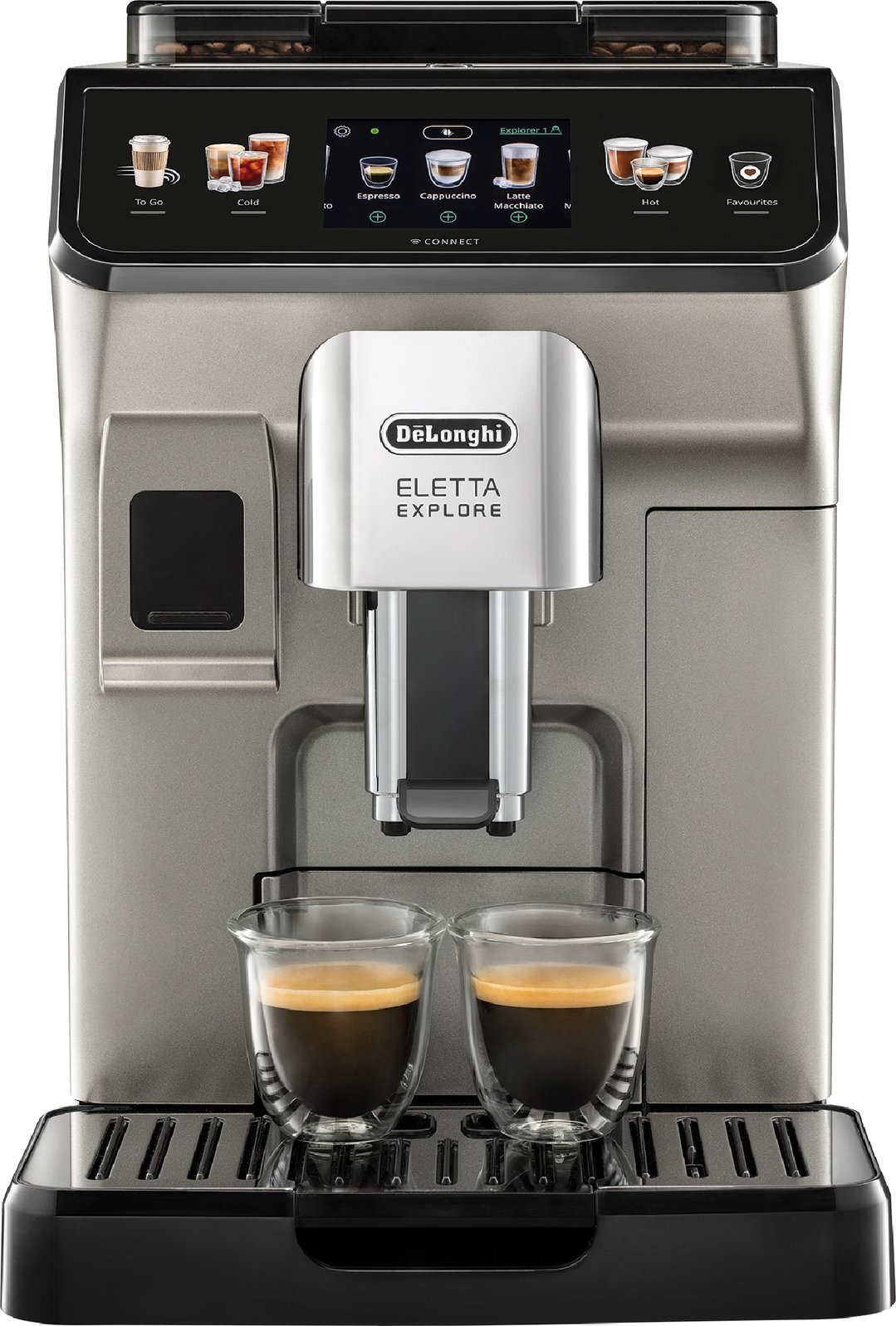Delonghi Eletta Explore with Cold Brew Fully Automatic Coffee Machine ECAM45086T