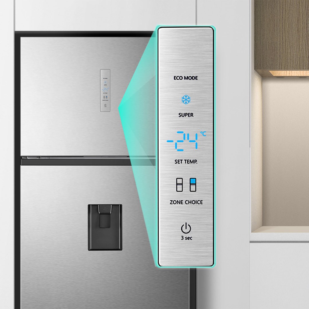 Hisense 497L Top Mount Silver Fridge HRTF497SW