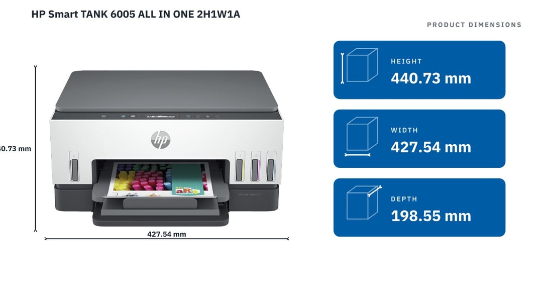 HP Smart Tank 6005 All in One Printer 2H1W1A