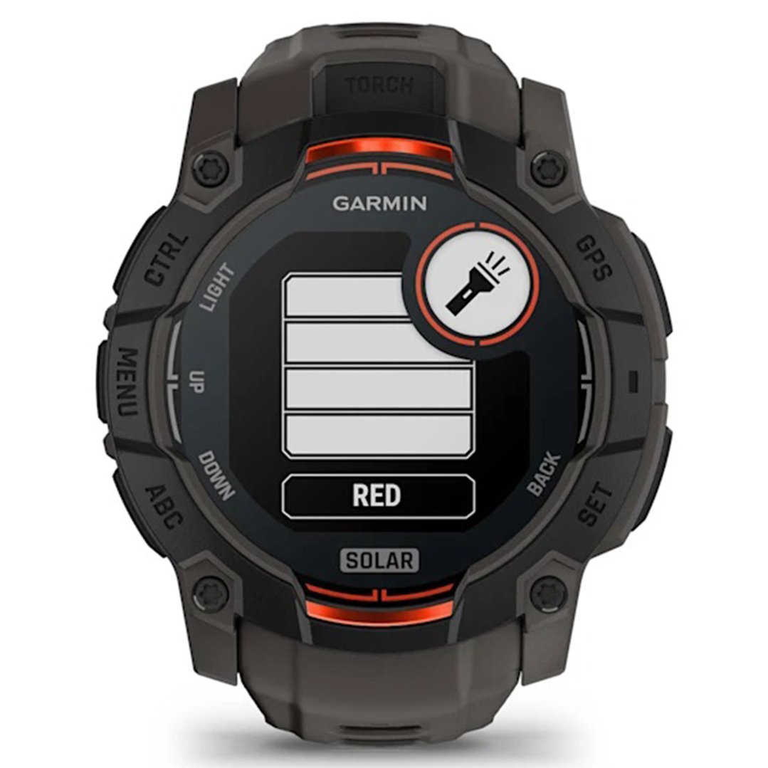 Garmin Instinct 3 - 50 mm, Solar Black with Charcoal Band 010-02935-00