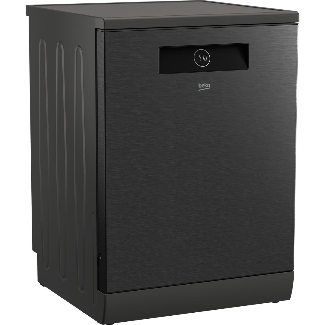 Beko 16 Place Setting Freestanding Dishwasher with Autodosing - Dark Stainless BDFB1650ADX