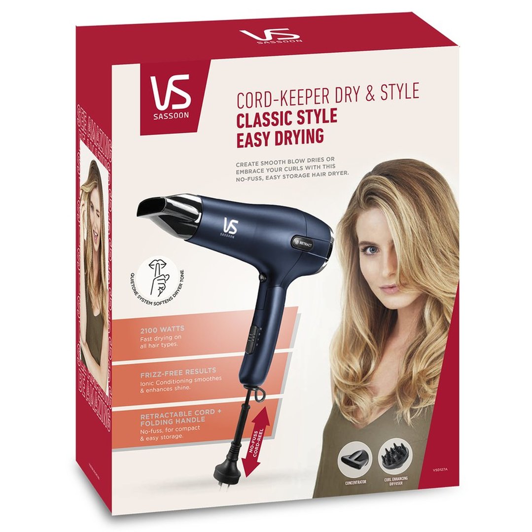 Vs Sassoon Cord-Keeper Dry & Style VSD127A