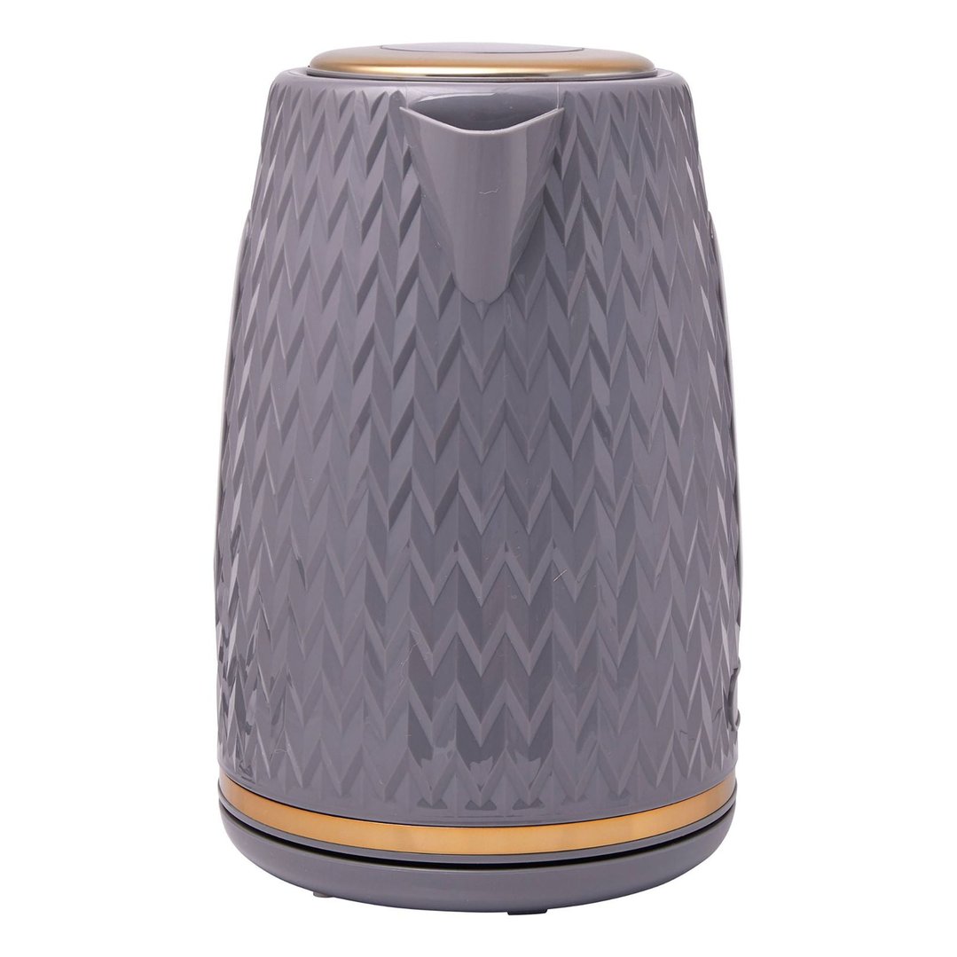 Westinghouse Kettle and Toaster Pack Grey Gold 1.7L Kettle, 4 Slice Toaster WHKTPK13GG