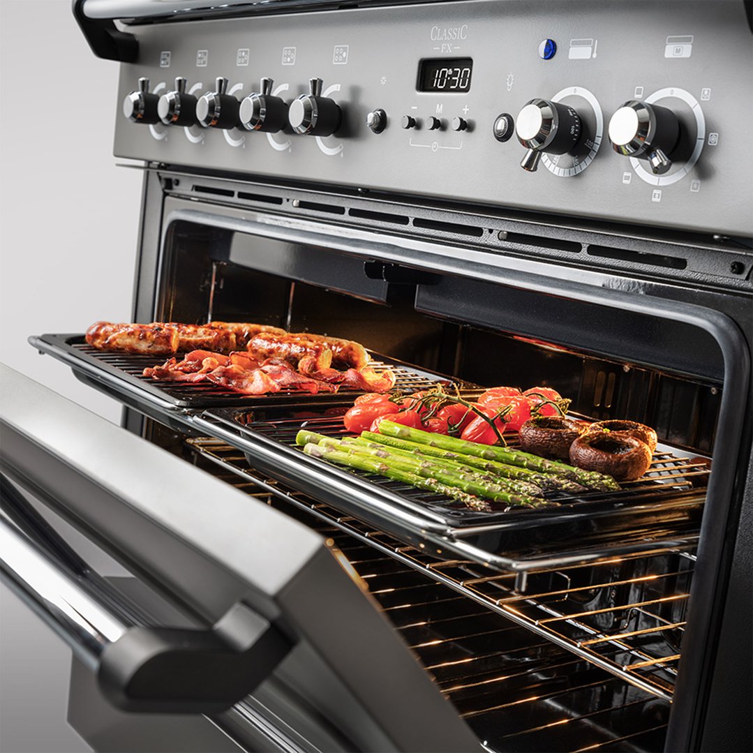 Falcon Classic FX 90cm Induction Range Cooker Slate/Brass CLA90FXEISL/BR