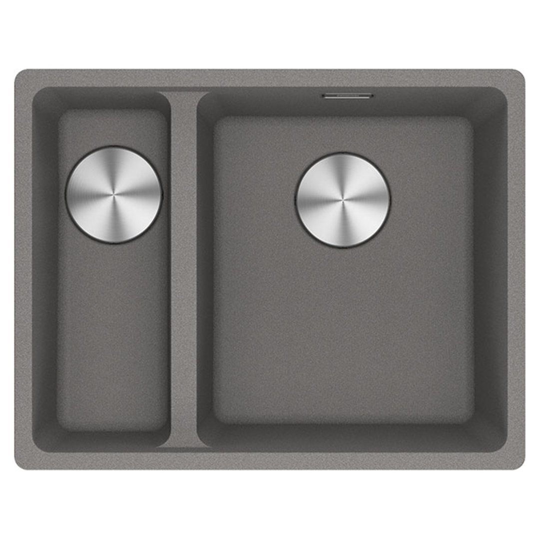 Franke Maris 1 & 1/2 Left Bowl Sink 340/150mm Stone Grey MRG660/34-15FPCSBLSG
