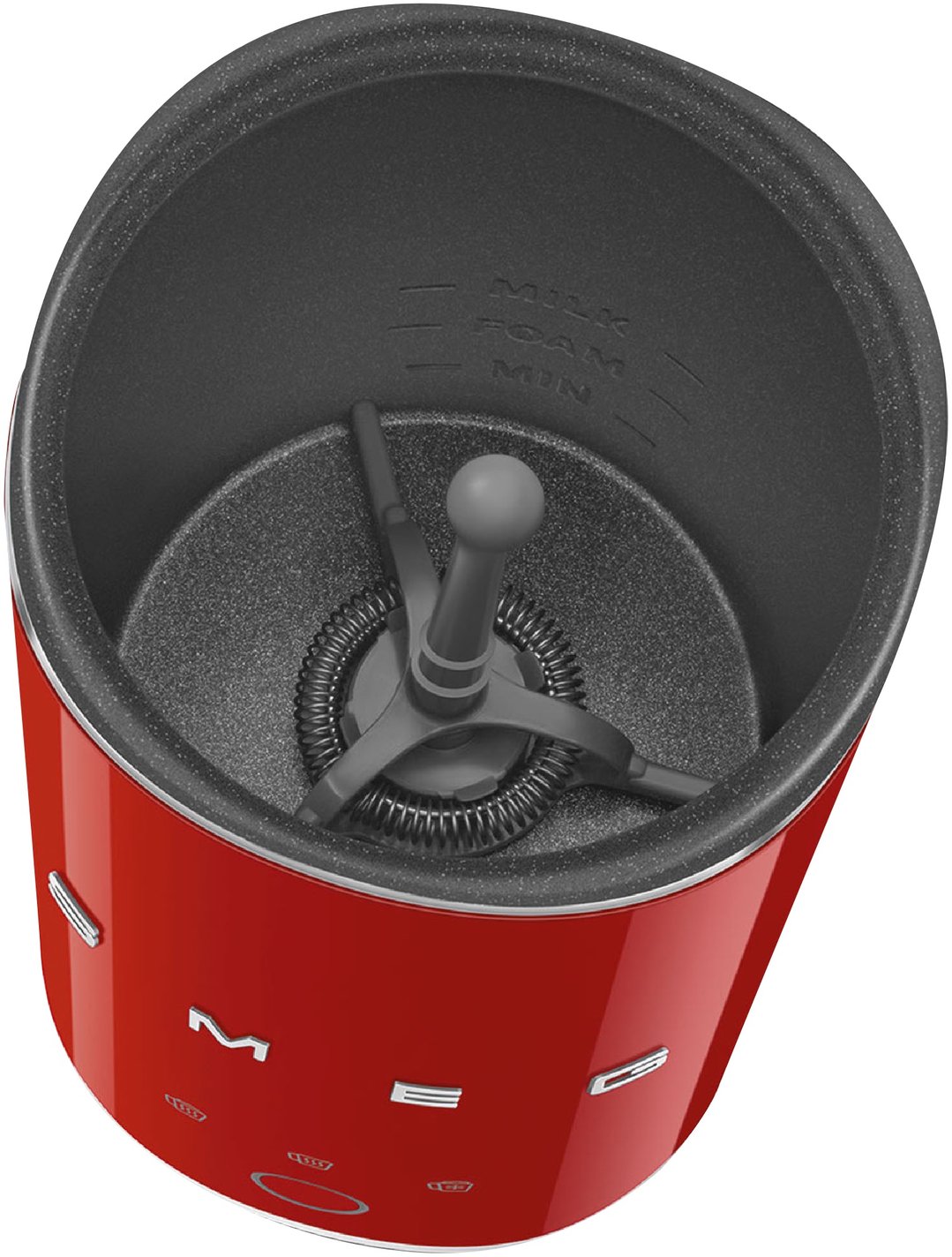 Smeg 50's Style Retro Milk Frother - Red MFF02RDAU