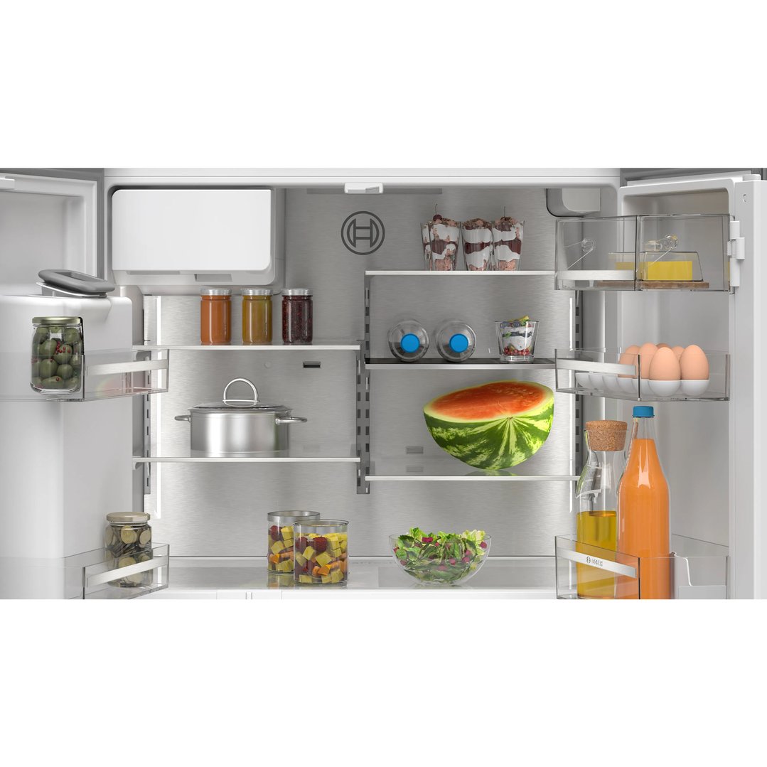 Bosch Series 6 Multi Door Fridge Freezer Brushed Black Steel KFD96AXEAA