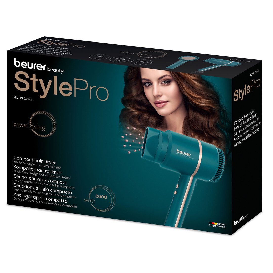 Beurer Compact Hair Dryer HC35OCEAN