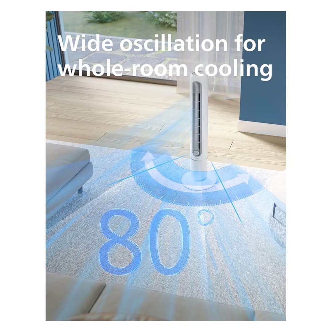 Philips 5000 Series Tower Fan White CX5550/00