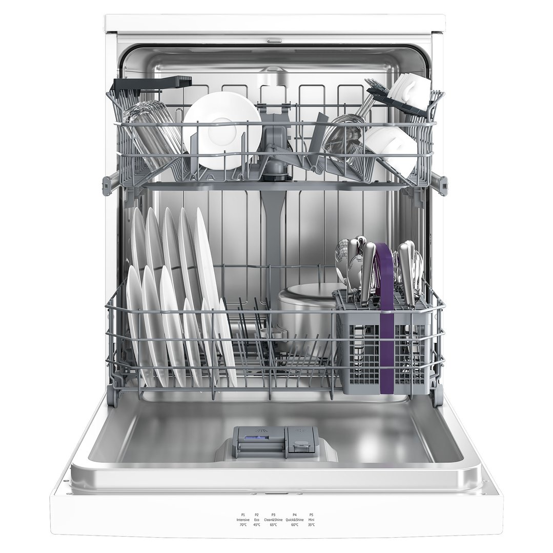 Beko 14 Place Setting Freestanding Dishwasher - White BDFB1410W