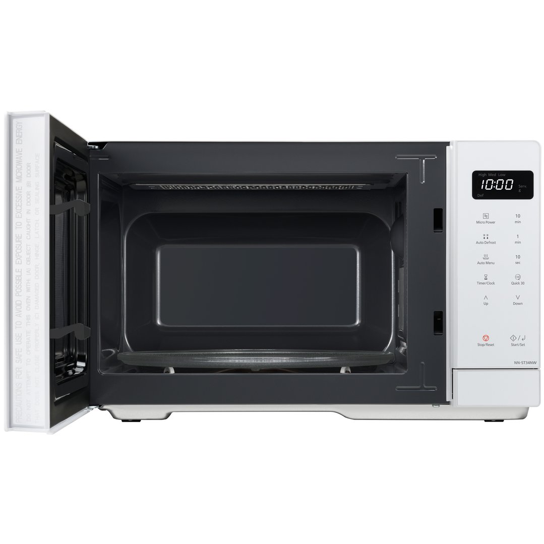 Panasonic 25L Microwave Oven - White. NN-ST34NWQPQ