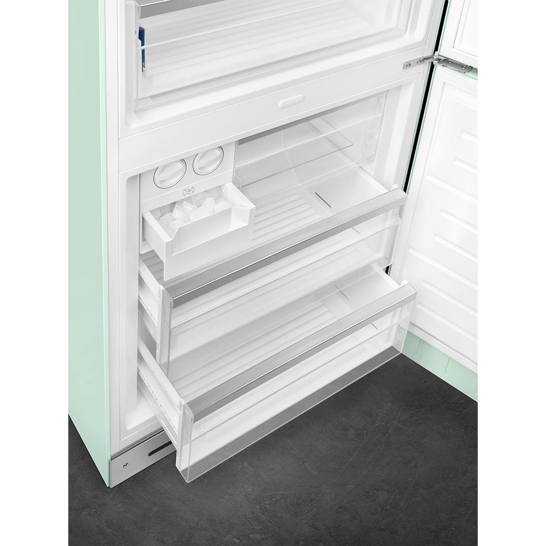 Smeg FAB 38 50’S Style Retro Refrigerator, Right Hand - Pastel Green FAB38RPG5AU
