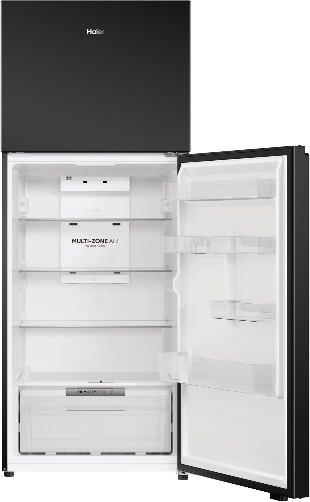 Haier 443L 300 Series Refrigerator Black Top Freezer HRF450TG