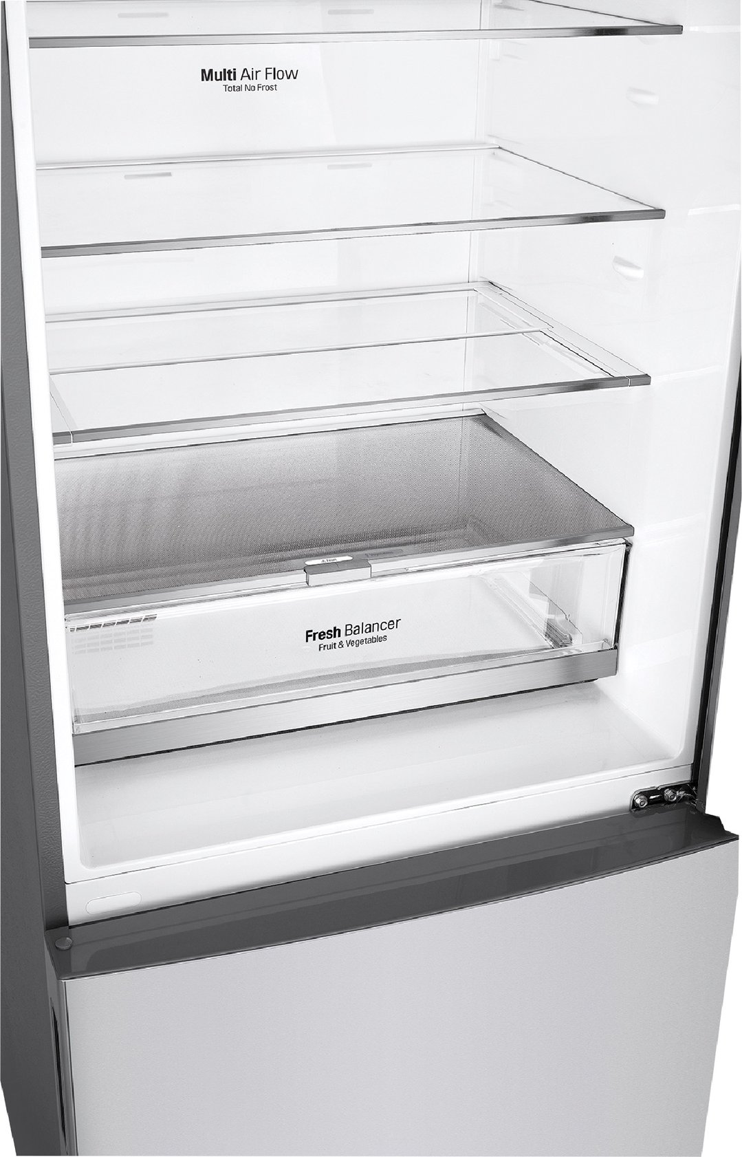 LG 420L Bottom Mount Fridge Platinum GB455PL