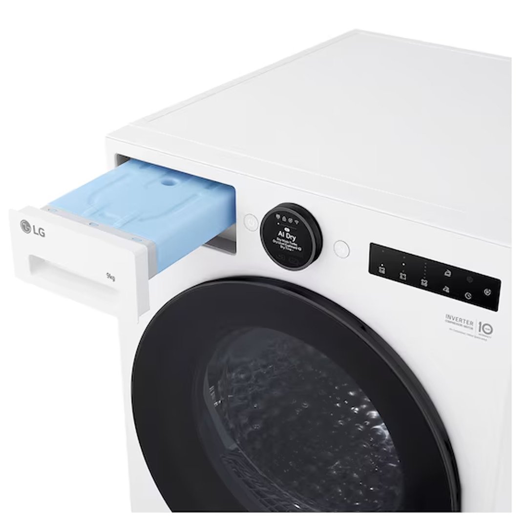 LG 9kg Series 9 Heat Pump Dryer - White DXH9-09W