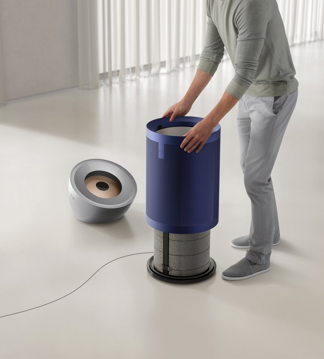 Dyson Purifier Big+Quiet™ Formaldehyde (Bright Nickel/Prussian Blue) 410642-01