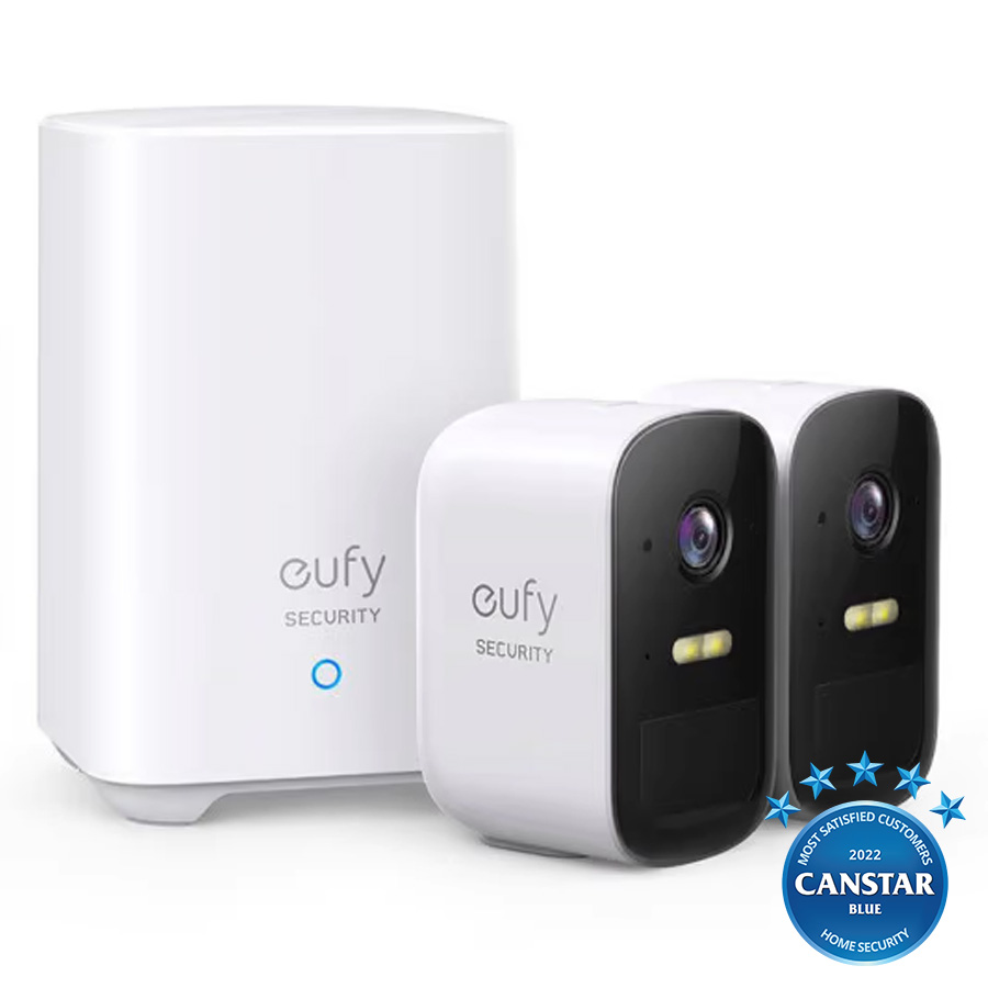 Eufy eufyCam 2C Pro 2K Wireless Home Security System (2 Pack) T8861CD1