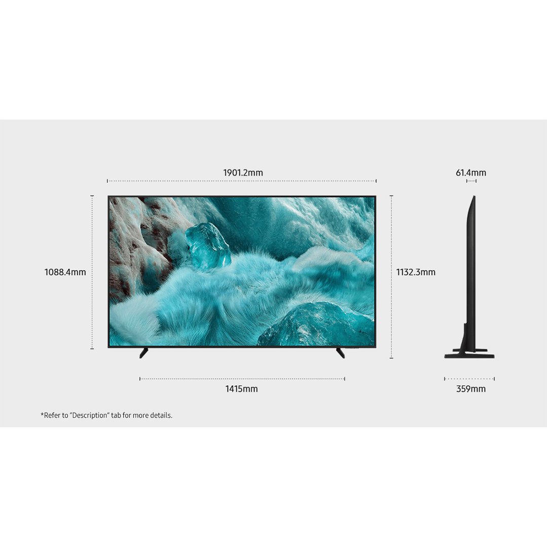 Samsung 85" Q7F QLED 4K Smart TV 2025 QA85Q7FAAWXXY