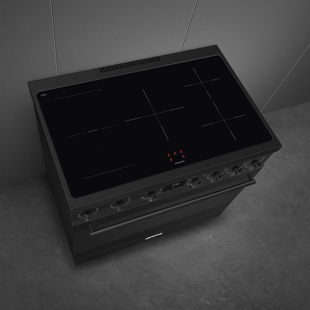 Smeg 90cm Classic Freestanding Cooker - Matte Black C9IMN2