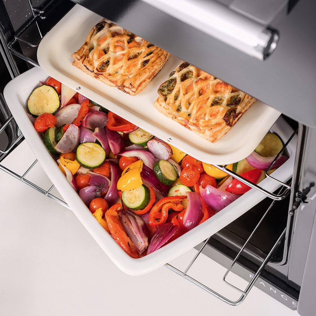 Falcon Nexus SE 110cm Dual Fuel Range Cooker Black/Chrome NEXSE110DFBLCH