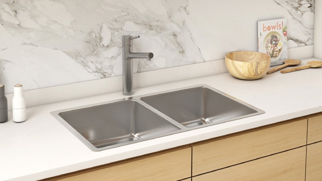 Oliveri Pepe Swivel Mixer - Brushed Chrome PT2010B