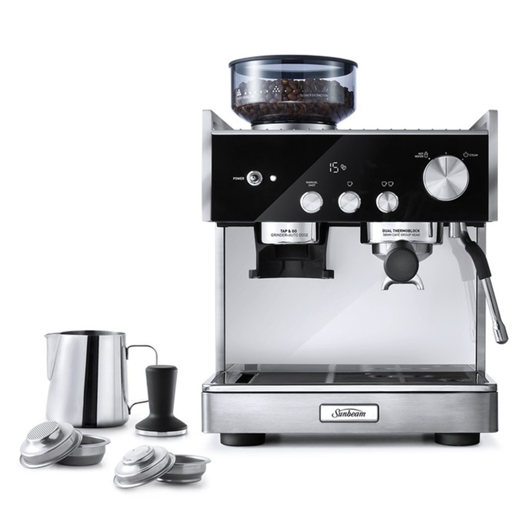 Sunbeam Origins Dual Espresso Coffee Machine EMM7300SS