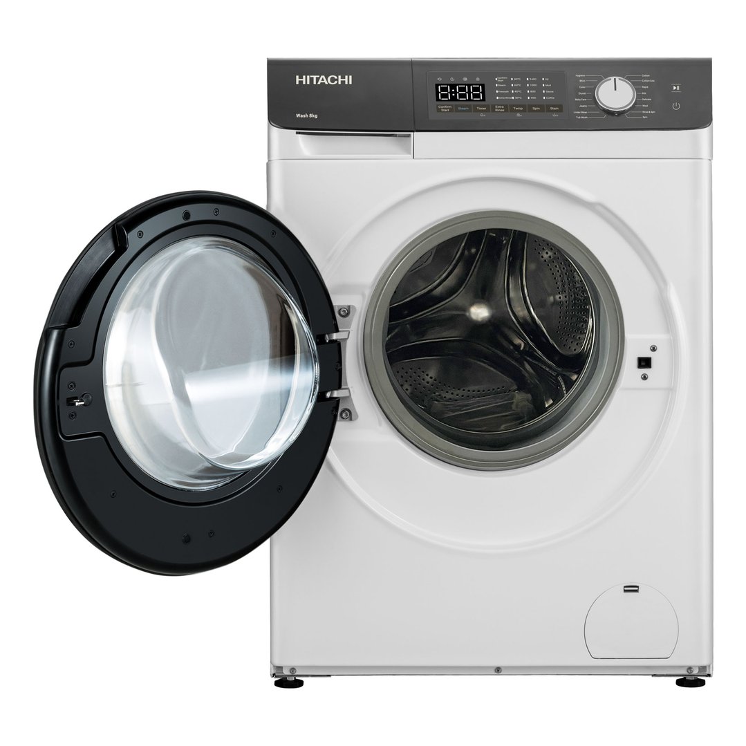 Hitachi 8kg White Front Loading Washing Machine BD-804HVOWAU