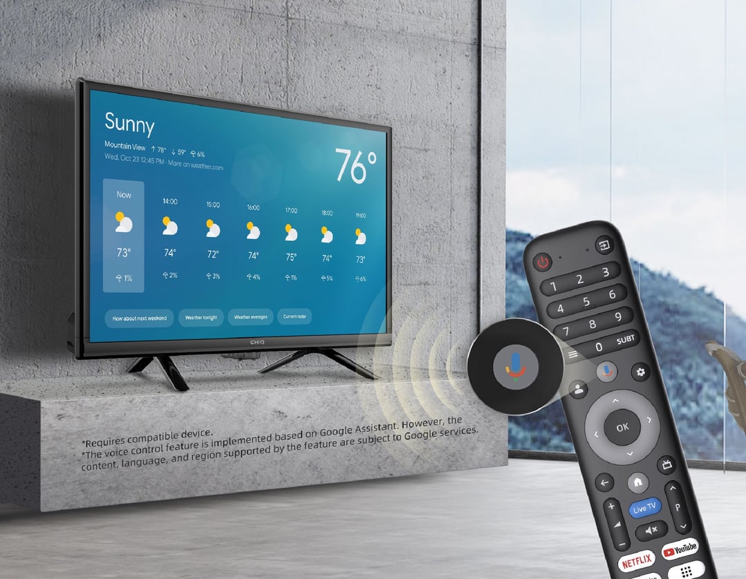 Chiq 24" HD Google TV (2025) L24D6CG