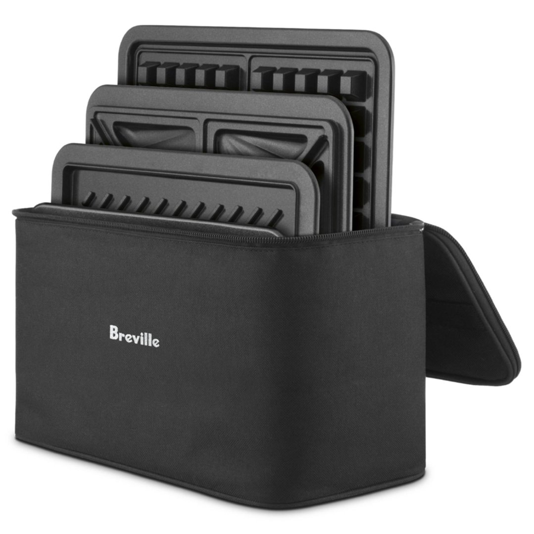 Breville the Switch & Press™ 3-in-1 Waffle, Jaffle & Grill LGR310BSS2IAN1