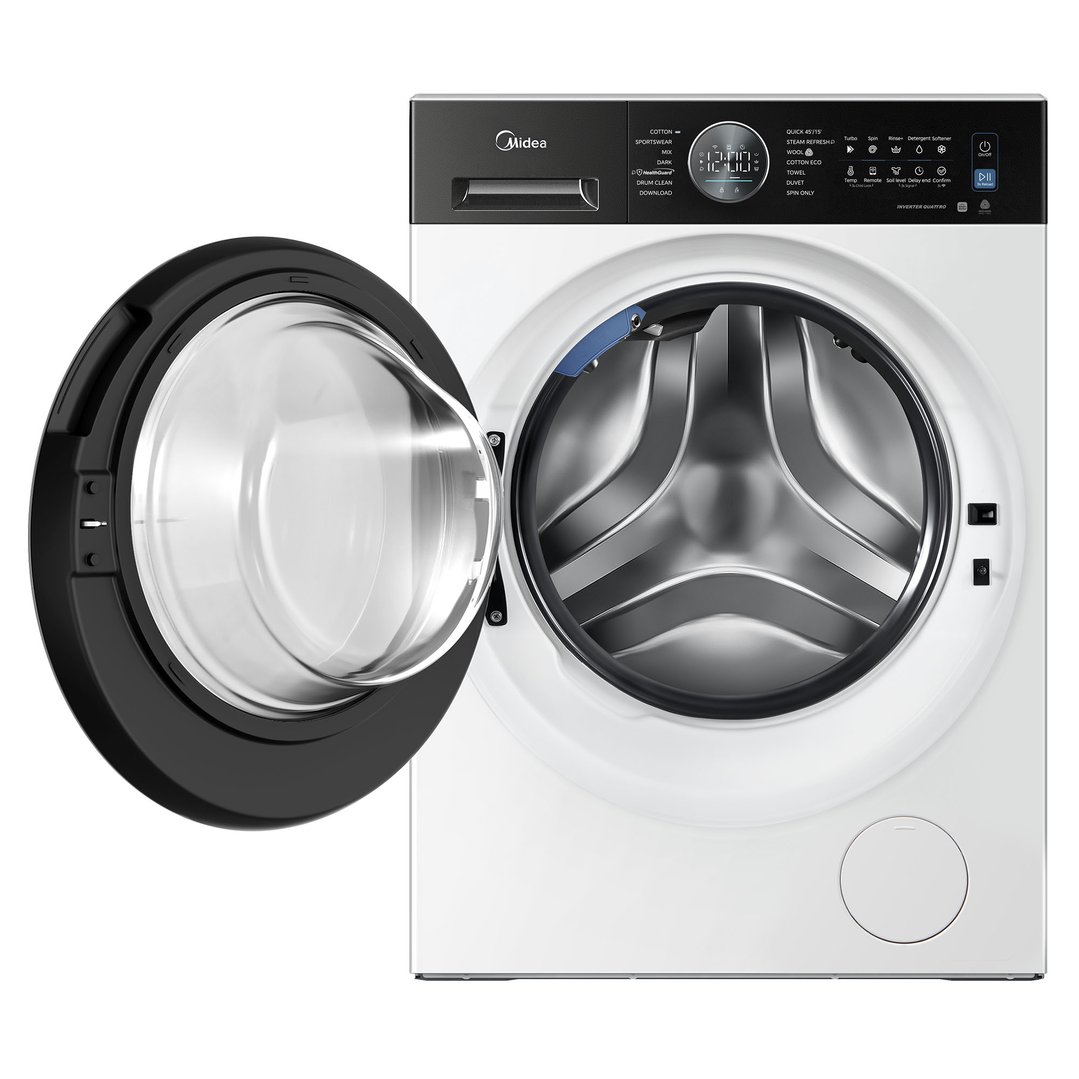 Midea 10kg Front Load Washer - White MF210W100ABW