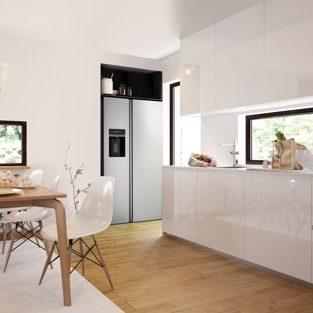 Westinghouse 596L Side by Side Fridge - Silver WSE6670SA