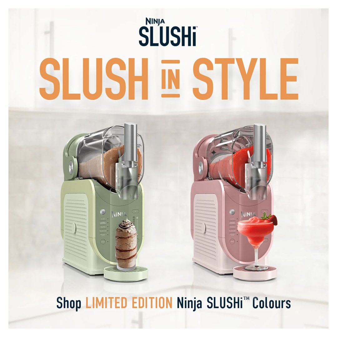 Ninja SLUSHi Professional Frozen Drink Maker - Limited Edition Frosé FS302PK