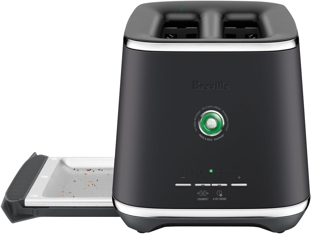 Breville the Eye Q 850 Auto 2 Slice Toaster - Black Truffle BTA850BTR