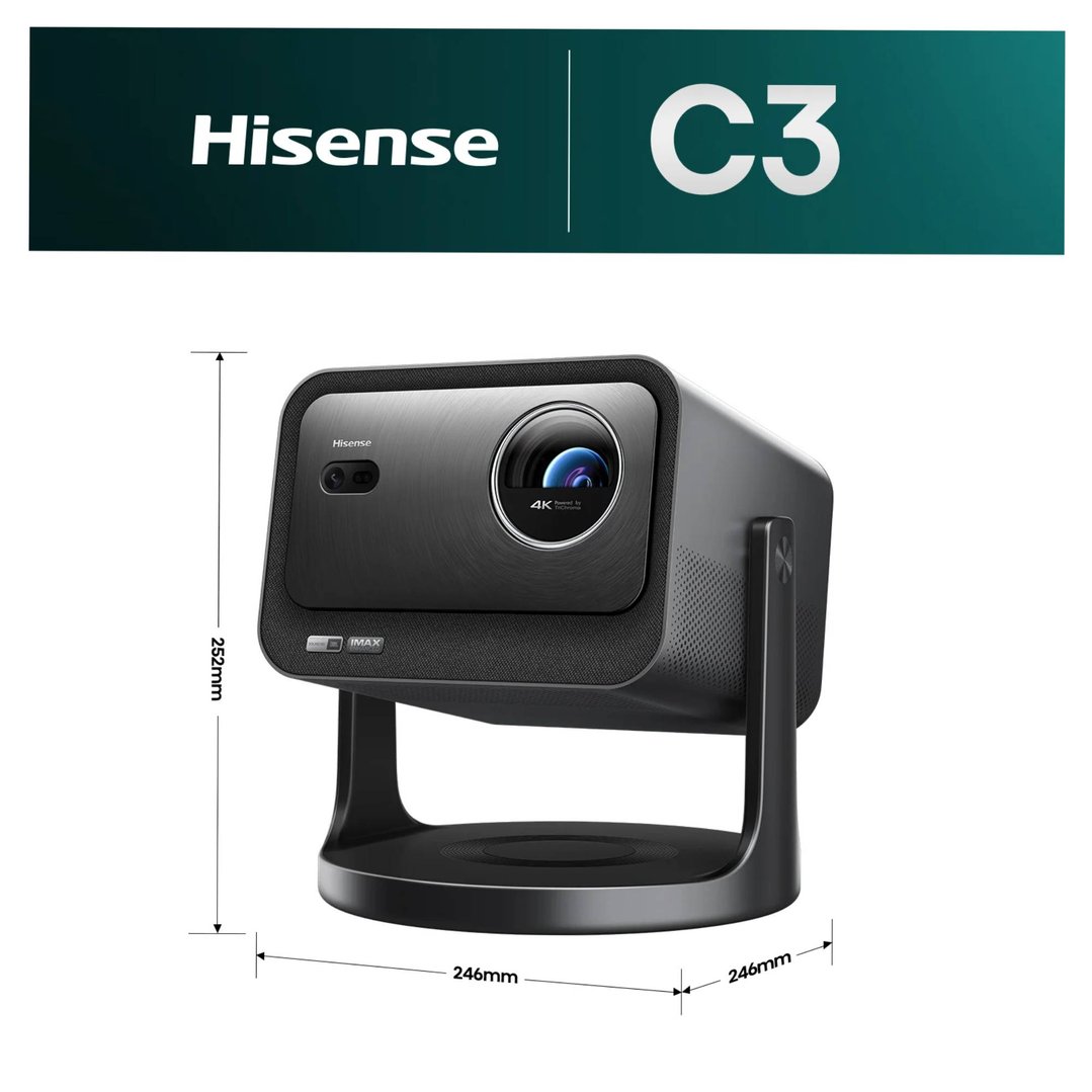 Hisense 65''-300'' 4K Triple Laser Projector (2026) C3