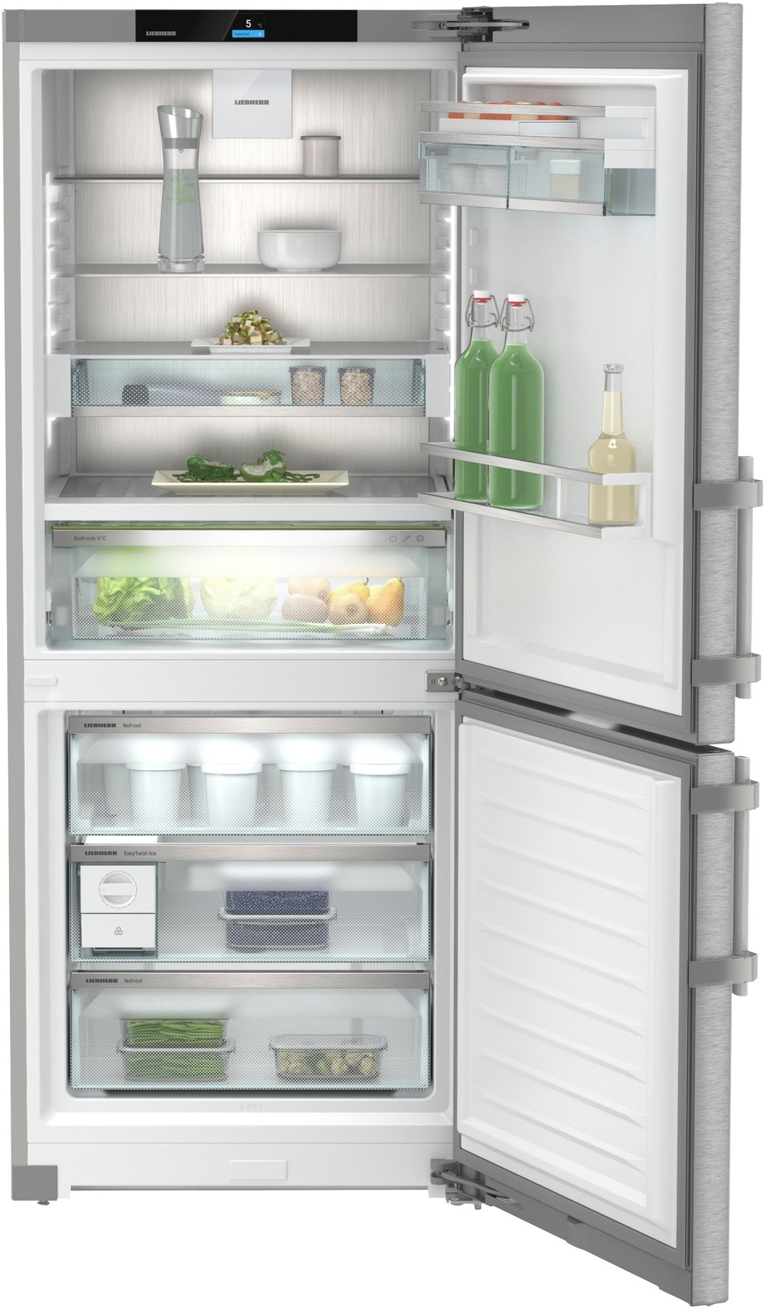 Liebherr 423L Bio Fresh Bottom Mount Fridge Left Hinged CBNSDH7653LHH