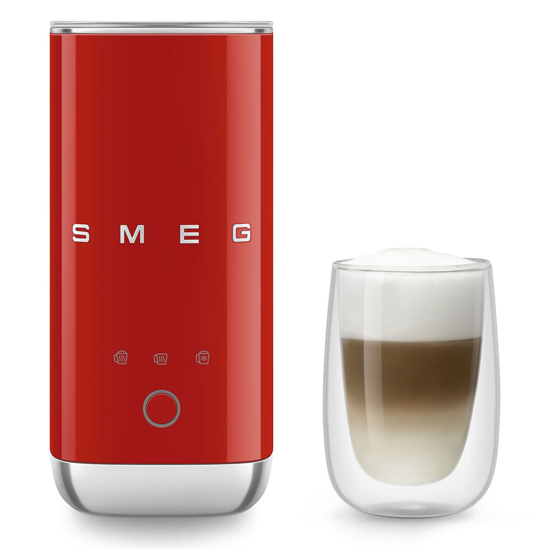 Smeg 50's Style Retro Milk Frother - Red MFF02RDAU