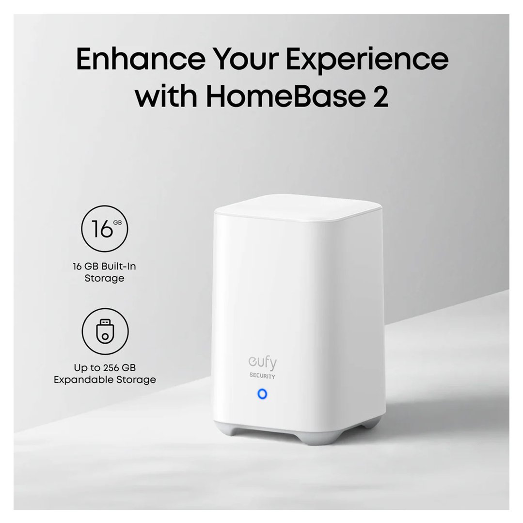 Eufy E40 Essential 4-Cam Kit with Homebase 2 E8144T23