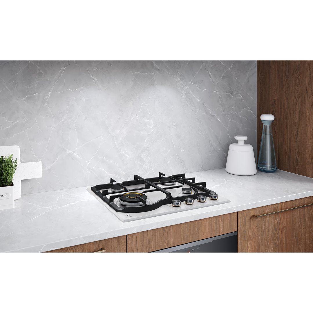 Electrolux 60cm UltimateTaste 500 4 Burner Gas Cooktop Stainless Steel EHG645SE