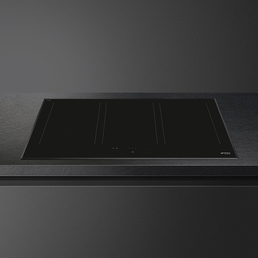 Smeg 90cm Black Induction Hob SAI3964B