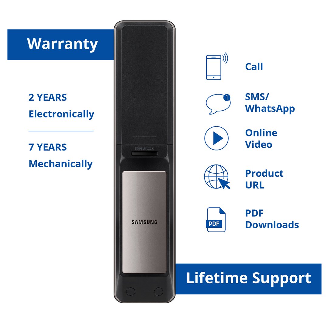 Samsung Smart Wi-Fi Fingerprint Push And Pull Mortise Door Lock SHP-DP609