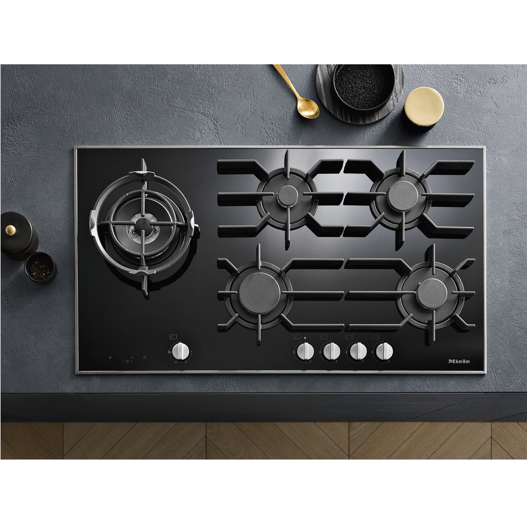 Miele 94cm 5 Burner Gas Cooktop Ceramic Glass KM3054-1